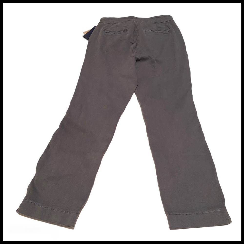 NWT CREMIEUX ASHTON GRAY FLAT FRONT CHINOS Sz  4 - Picture 6 of 8